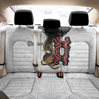 Personalised Papua New Guinea Oro Necklace Back Car Seat Cover Black Melanesia Traditional Pattern LT9 - Polynesian Pride