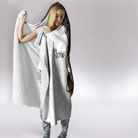 Personalised Papua New Guinea Oro Necklace Hooded Blanket Black Melanesia Traditional Pattern LT9 - Polynesian Pride