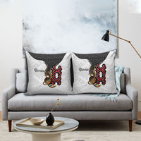 Personalised Papua New Guinea Oro Necklace Pillow Cover Black Melanesia Traditional Pattern LT9 - Polynesian Pride