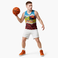 Personalised Torba PNG Forever Basketball Jersey Polynesian Sand Art - Polynesian Pride