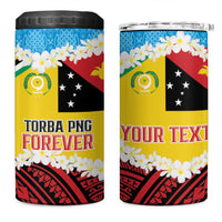 Personalised Torba PNG Forever 4 in 1 Can Cooler Tumbler Polynesian Sand Art LT9 One Size: 16 oz Green - Polynesian Pride
