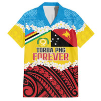 Personalised Torba PNG Forever Family Matching Summer Maxi Dress and Hawaiian Shirt Polynesian Sand Art LT9 Dad's Shirt - Short Sleeve Green - Polynesian Pride
