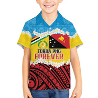 Personalised Torba PNG Forever Family Matching Summer Maxi Dress and Hawaiian Shirt Polynesian Sand Art LT9 Son's Shirt Green - Polynesian Pride