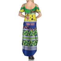 Personalised Malampa Fiji Forever Family Matching Summer Maxi Dress and Hawaiian Shirt Tagimoucia Polynesian Sand Drawing LT9 - Polynesian Pride