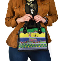 Malampa Fiji Forever Shoulder Handbag Tagimoucia Polynesian Sand Drawing - Polynesian Pride