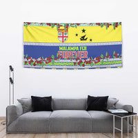 Malampa Fiji Forever Tapestry Tagimoucia Polynesian Sand Drawing - Polynesian Pride