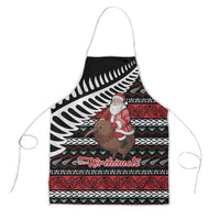New Zealand Kiwi Santa Christmas Apron He Wairua Kirihimete - Polynesian Pride