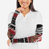 New Zealand Kiwi Santa Christmas Arm Sleeves He Wairua Kirihimete - Polynesian Pride