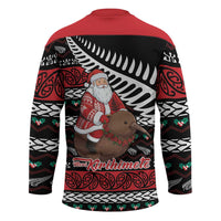 New Zealand Kiwi Santa Christmas Hockey Jersey He Wairua Kirihimete LT9 - Polynesian Pride