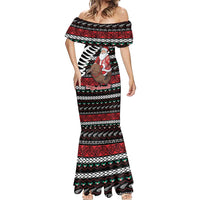 New Zealand Kiwi Santa Christmas Mermaid Dress He Wairua Kirihimete LT9 - Polynesian Pride