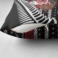 New Zealand Kiwi Santa Christmas Pillow Cover He Wairua Kirihimete - Polynesian Pride