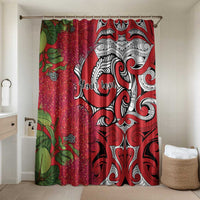 Personalised New Zealand Koru Pohutukawa Bathroom Set Meri Kirihimete Aroha for Christmas - Polynesian Pride