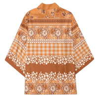 Hawaiian Hibiscus Honu Kimono Gold Mele Kalikimaka Palaka Spirit - Polynesian Pride