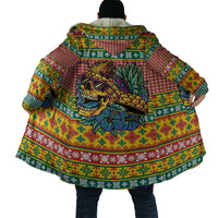 Hawaiian Pineapples Skull Cloak Mele Kalikimaka Palaka Quilt Pattern - Polynesian Pride
