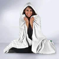 Philippines Eagle and Sampaguita Flowers Hooded Blanket Polynesian Pattern