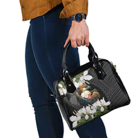 Philippines Eagle with Coat Of Arm Shoulder Handbag Simple Sampaguita Jasmine
