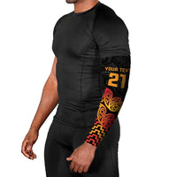 New Zealand Rugby Pacific Custom Arm Sleeves Rangatira Maori Kowhaiwhai Pattern LT9 - Polynesian Pride