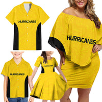 New Zealand Rugby Pacific Custom Family Matching Off Shoulder Short Dress and Hawaiian Shirt Hau Awhiowhio Maori Tribal Tattoo LT9 - Polynesian Pride