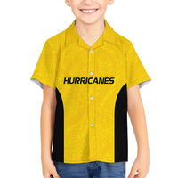 New Zealand Rugby Pacific Custom Kid Hawaiian Shirt Hau Awhiowhio Maori Tribal Tattoo LT9 Kid Gold - Polynesian Pride