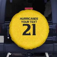 New Zealand Rugby Pacific Custom Spare Tire Cover Hau Awhiowhio Maori Tribal Tattoo LT9 No hole Gold - Polynesian Pride