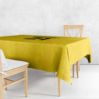 New Zealand Rugby Pacific Custom Tablecloth Hau Awhiowhio Maori Tribal Tattoo