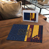 New Zealand Rugby Pacific Custom Puzzle Kahupeka Retro 2025 Taniko Motif - Polynesian Pride