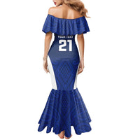 New Zealand Rugby Pacific Custom Family Matching Mermaid Dress and Hawaiian Shirt Kahurangi Auckland All Blue LT9 - Polynesian Pride