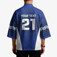 New Zealand Rugby Pacific Custom Kimono Kahurangi Auckland All Blue - Polynesian Pride