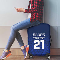 New Zealand Rugby Pacific Custom Luggage Cover Kahurangi Auckland All Blue