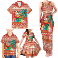 Hawaii Mele Kalikimaka Family Matching Tank Maxi Dress and Hawaiian Shirt Surfing Santa Funny Christmas LT9 - Polynesian Pride