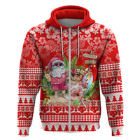 Personalised Hawaii Mele Kalikimaka Hoodie Santa Beach Merry Christmas LT9 - Polynesian Pride
