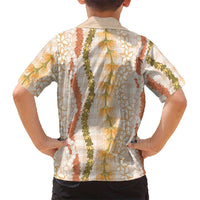 Hawaiian Ohia Lehua Lei Hawaiian Shirt Plaid Palaka Ahiehie Pattern - Polynesian Pride
