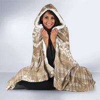Hawaiian Ohia Lehua Lei Hooded Blanket Plaid Palaka Kalaihaahaa Pattern - Polynesian Pride