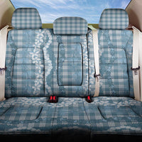 Hawaiian Ohia Lehua Lei Back Car Seat Cover Plaid Palaka Uliuli Omaomao Pattern - Polynesian Pride
