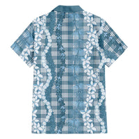 Hawaiian Ohia Lehua Lei Hawaiian Shirt Plaid Palaka Uliuli Omaomao Pattern - Polynesian Pride