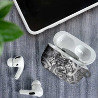Aotearoa Maori Hei Tiki AirPods Case Kiwikiwi Kowhaiwhai Puhoro Motif