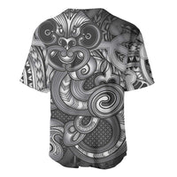 Aotearoa Maori Hei Tiki Baseball Jersey Kiwikiwi Kowhaiwhai Puhoro Motif