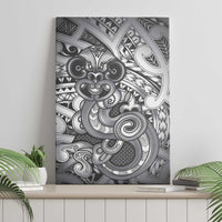 Aotearoa Maori Hei Tiki Canvas Wall Art Kiwikiwi Kowhaiwhai Puhoro Motif