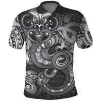 Aotearoa Maori Hei Tiki Polo Shirt Kiwikiwi Kowhaiwhai Puhoro Motif