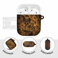 Aotearoa Maori Hei Tiki AirPods Case Koura Kowhaiwhai Puhoro Motif