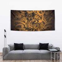Aotearoa Maori Hei Tiki Tapestry Koura Kowhaiwhai Puhoro Motif