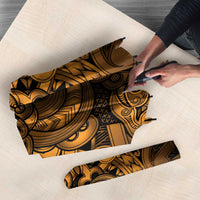 Aotearoa Maori Hei Tiki Umbrella Koura Kowhaiwhai Puhoro Motif