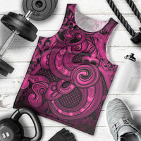 Aotearoa Maori Hei Tiki Men Tank Top Mawhero Kowhaiwhai Puhoro Motif