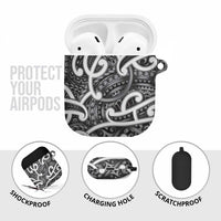 Aotearoa Maori Kowhaiwhai AirPods Case Kiwikiwi Puhoro and Patiki