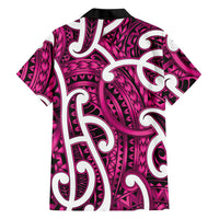 Aotearoa Maori Kowhaiwhai Hawaiian Shirt Mawhero Puhoro and Patiki