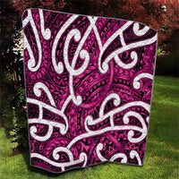 Aotearoa Maori Kowhaiwhai Quilt Mawhero Puhoro and Patiki
