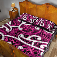 Aotearoa Maori Kowhaiwhai Quilt Bed Set Mawhero Puhoro and Patiki