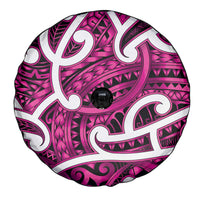 Aotearoa Maori Kowhaiwhai Spare Tire Cover Mawhero Puhoro and Patiki