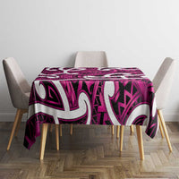 Aotearoa Maori Kowhaiwhai Tablecloth Mawhero Puhoro and Patiki