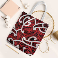 Aotearoa Maori Kowhaiwhai Tote Bag Whero Puhoro and Patiki